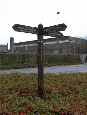 Wandelwegwijzer in Lanaken (beginpunt)