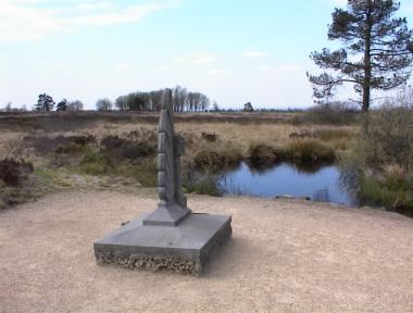 Het RAF-monument op de hoogten van Fagne de Malchamps