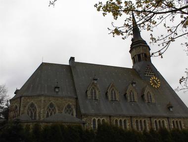 De grote kerk van Vielsalm