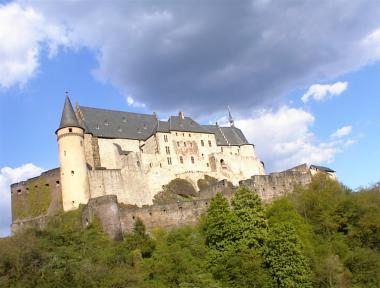 Het kasteel van Vianden Het kasteel van Vianden