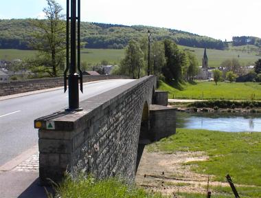 De brug over de S�re bij Gilsdorf De brug over de S�re bij Gilsdorf