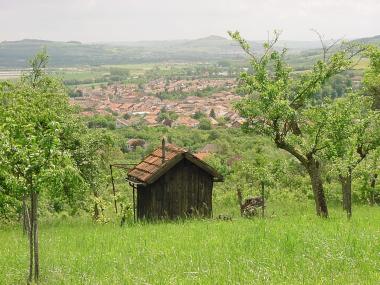 Uitzicht op Pagny-sur-Moselle