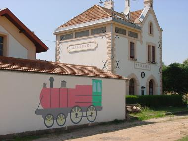 Voormalig stationnetje in Salonnes