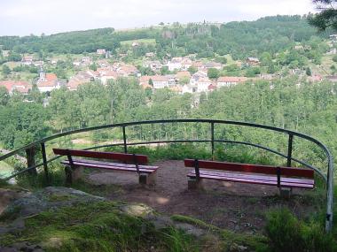 Uitzicht op Abreschviller