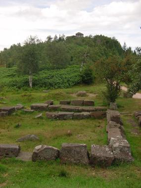 Gallo-Romeinse opgravingen aan de voet van de Donon-top