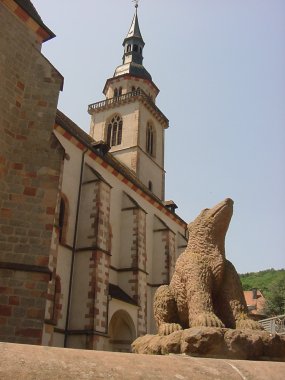 De kerk van Andlau