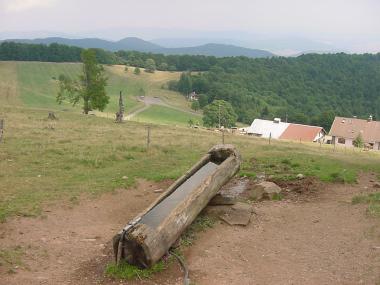 Uitzicht bij refuge du Molkerain