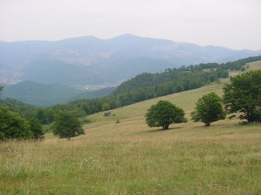 Uitzicht van nabij de col du Rossberg