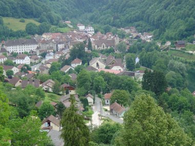 Zicht op Saint-Hippolyte Zicht op Saint-Hippolyte