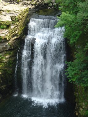 De waterval 'Saut du Doubs' De waterval 'Saut du Doubs'
