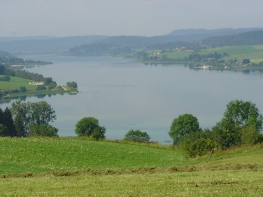 Uitzicht op het Lac de St. Point Uitzicht op het Lac de St. Point
