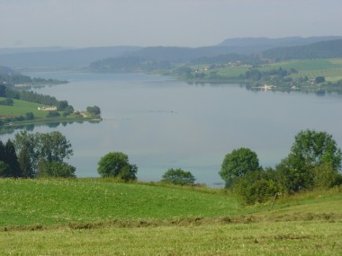 Uitzicht op het Lac de St. Point