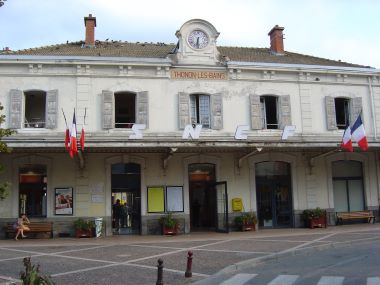 Het station van Thonon-les-Bains Het station van Thonon-les-Bains