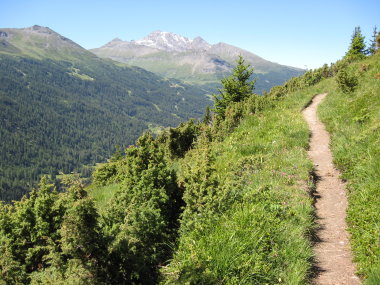 Beklimming richting Col de la Madeleine Beklimming richting Col de la Madeleine