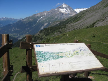Uitzicht bij refuge de Cuchet (2160 meter) Uitzicht bij refuge de Cuchet (2160 meter)